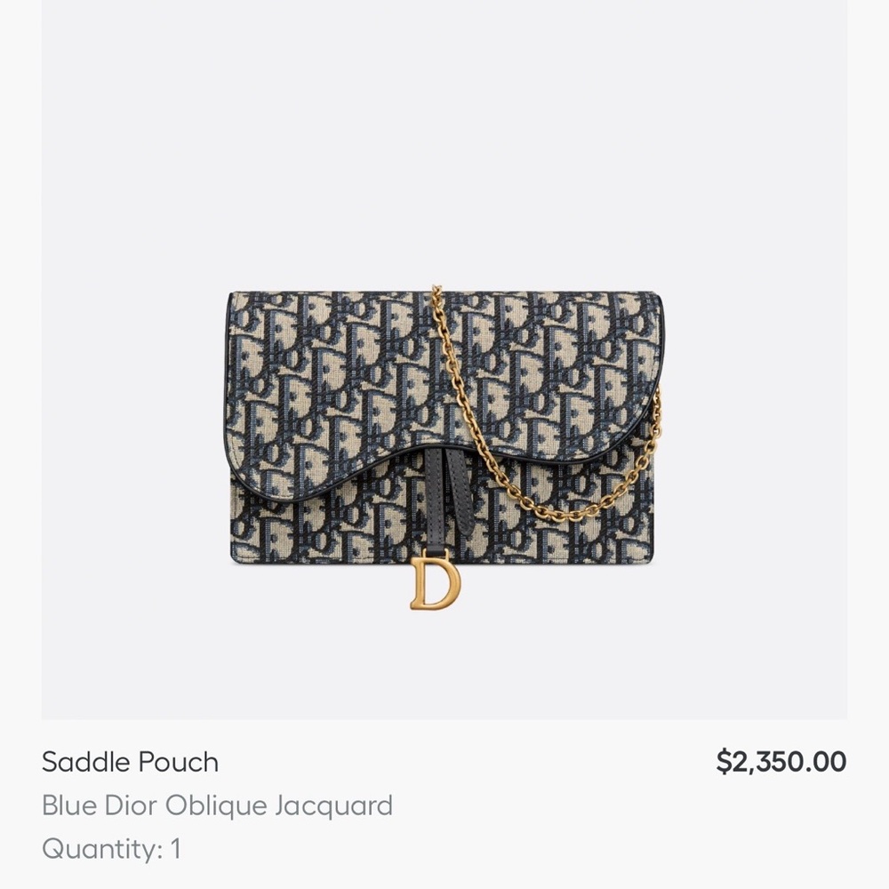Dior Saddle Pouch - Picture 3 of 3